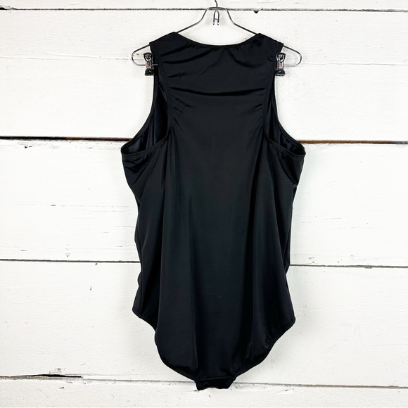 Lands end button front one piece swimsuit - Picture 4 of 4